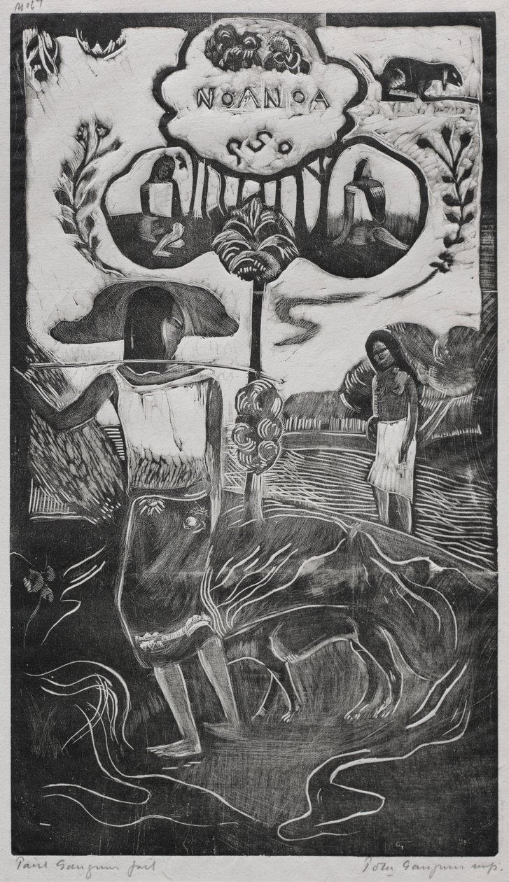 Noa Noa: Noa Noa Fragancia, 1893-94 de Paul Gauguin