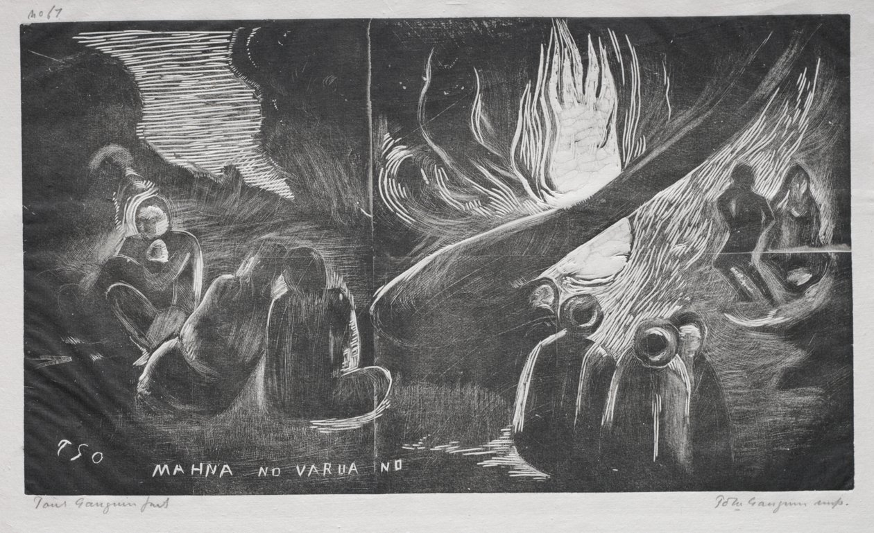 Noa Noa; El diablo habla (Mahna No Varua Ino) de Paul Gauguin