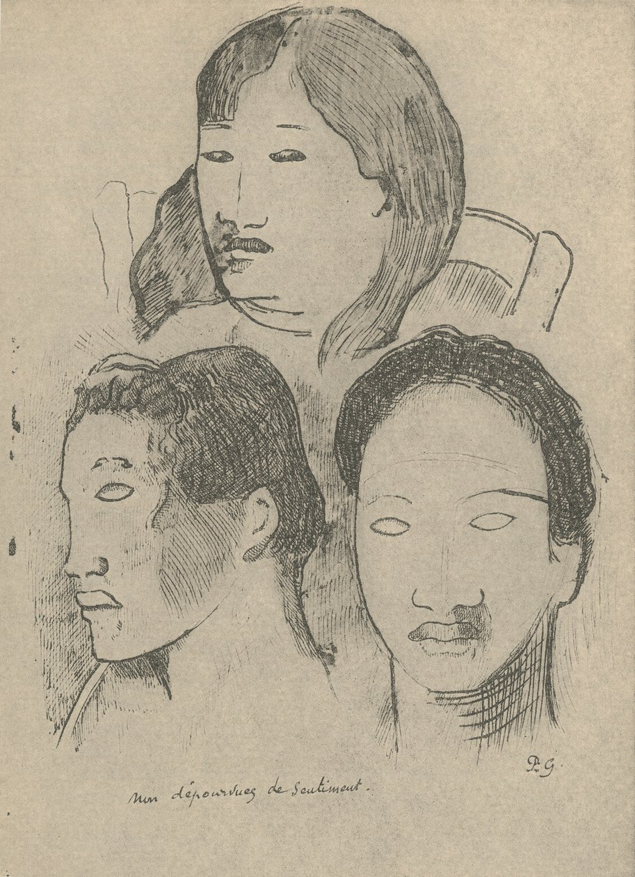 No Carente de Sentimiento, 1936 de Paul Gauguin