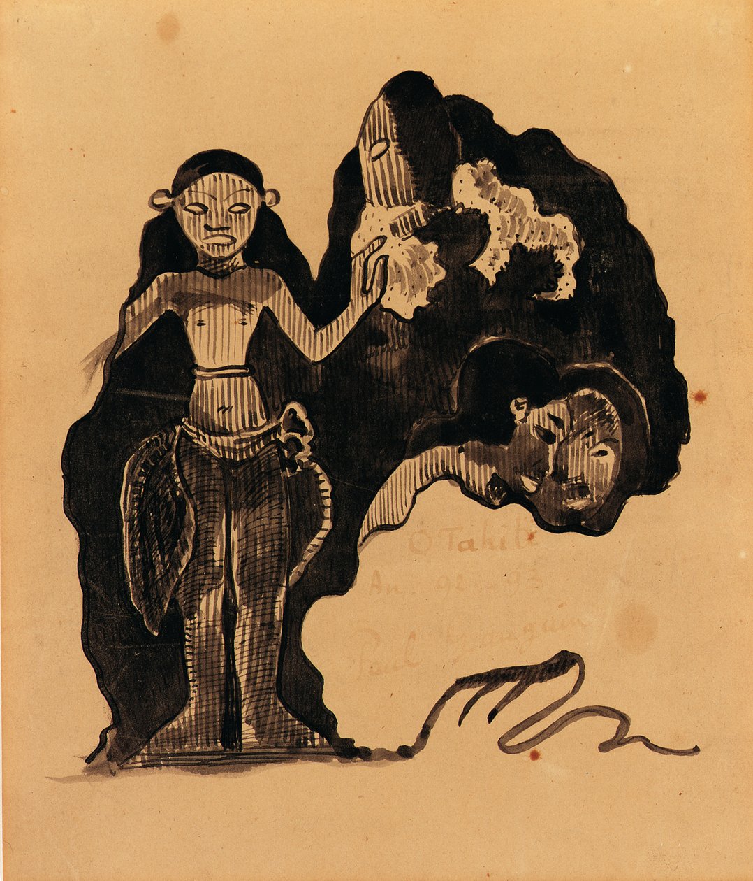 O Tahití, 1892-93 de Paul Gauguin