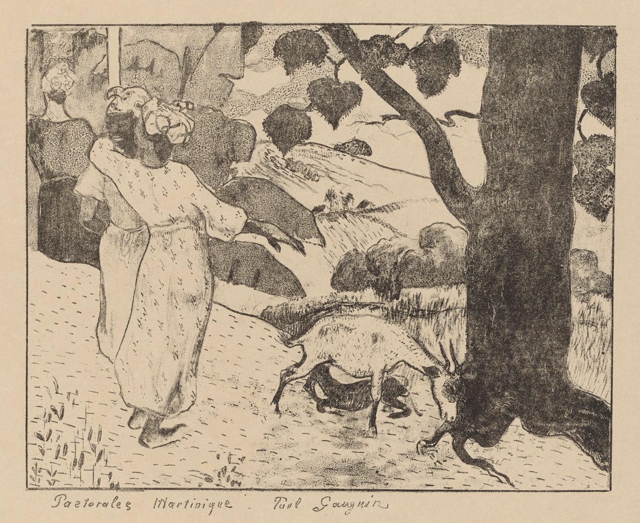 Pastorales de Martinica de Paul Gauguin
