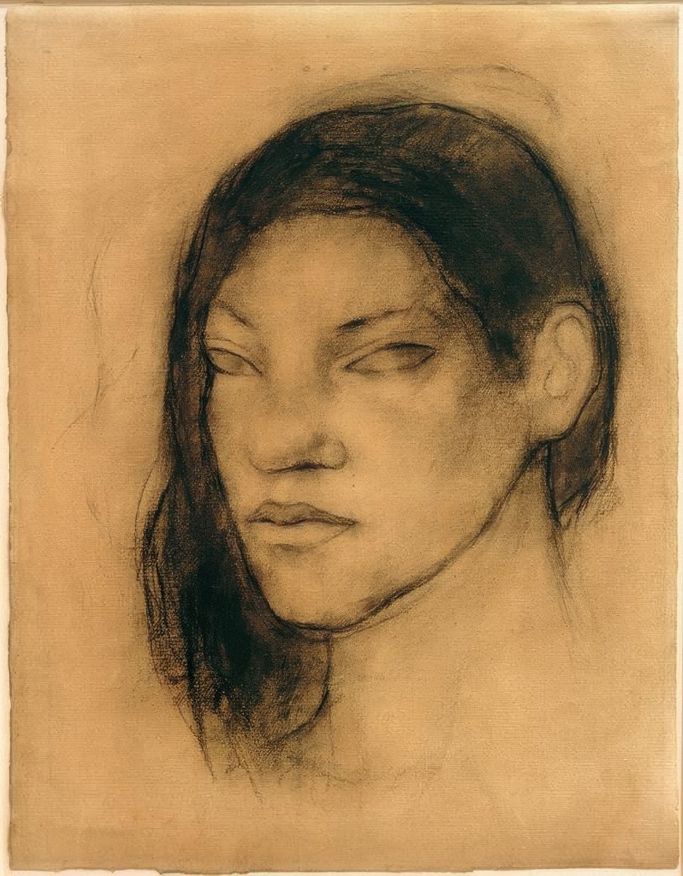 Retrato de una tahitiana de Paul Gauguin