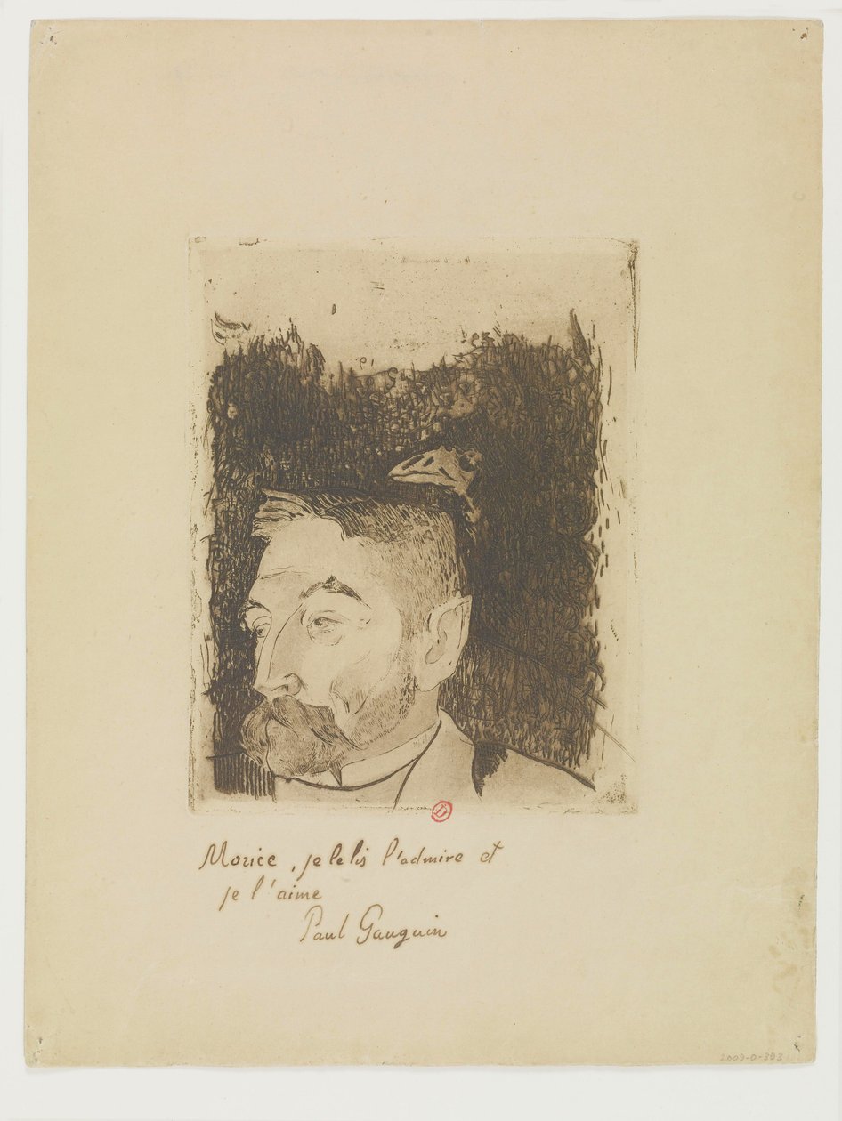 Retrato de Stéphane Mallarmé de Paul Gauguin