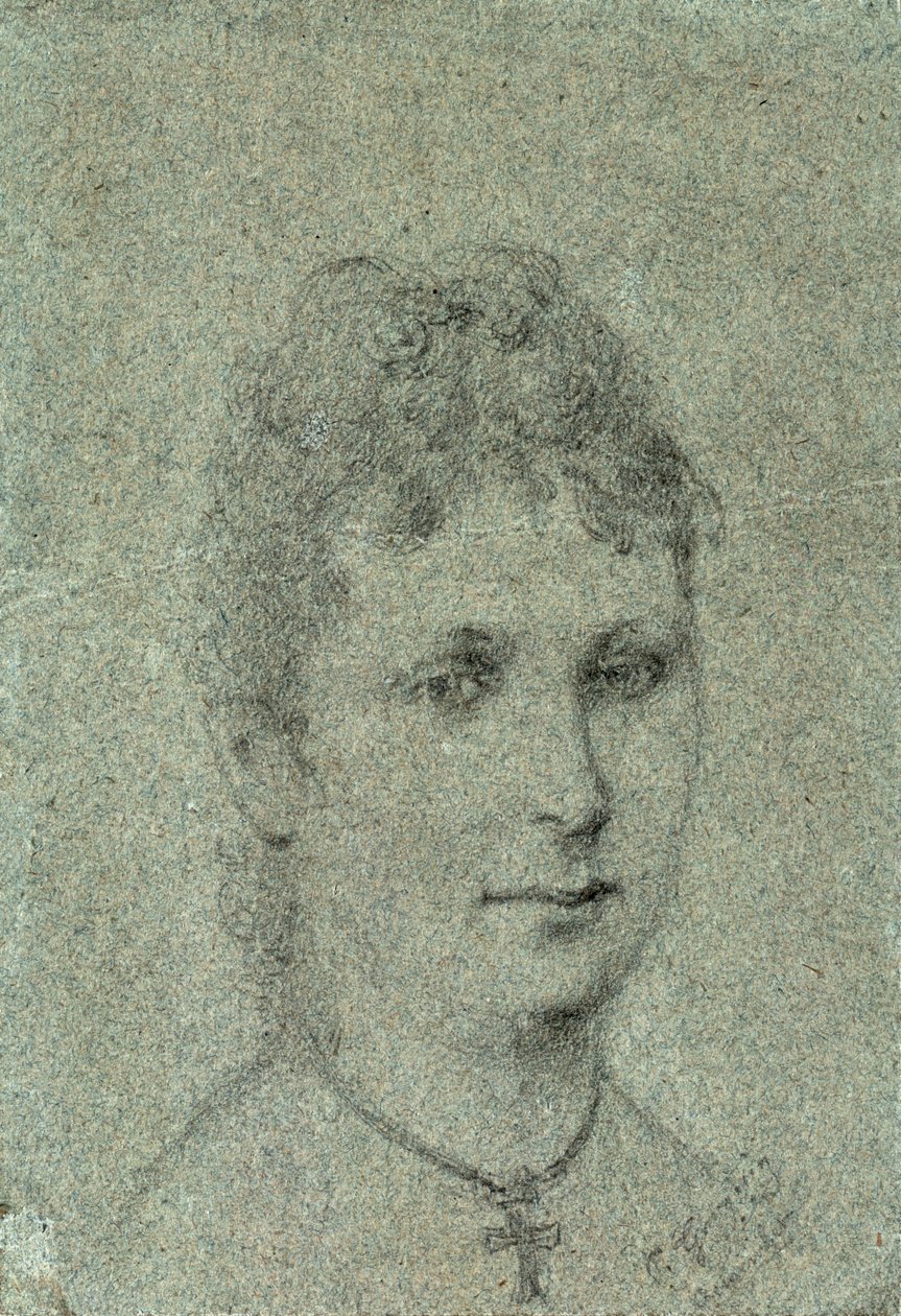 Retrato de Mette-Sophie Gad, ca 1873 de Paul Gauguin