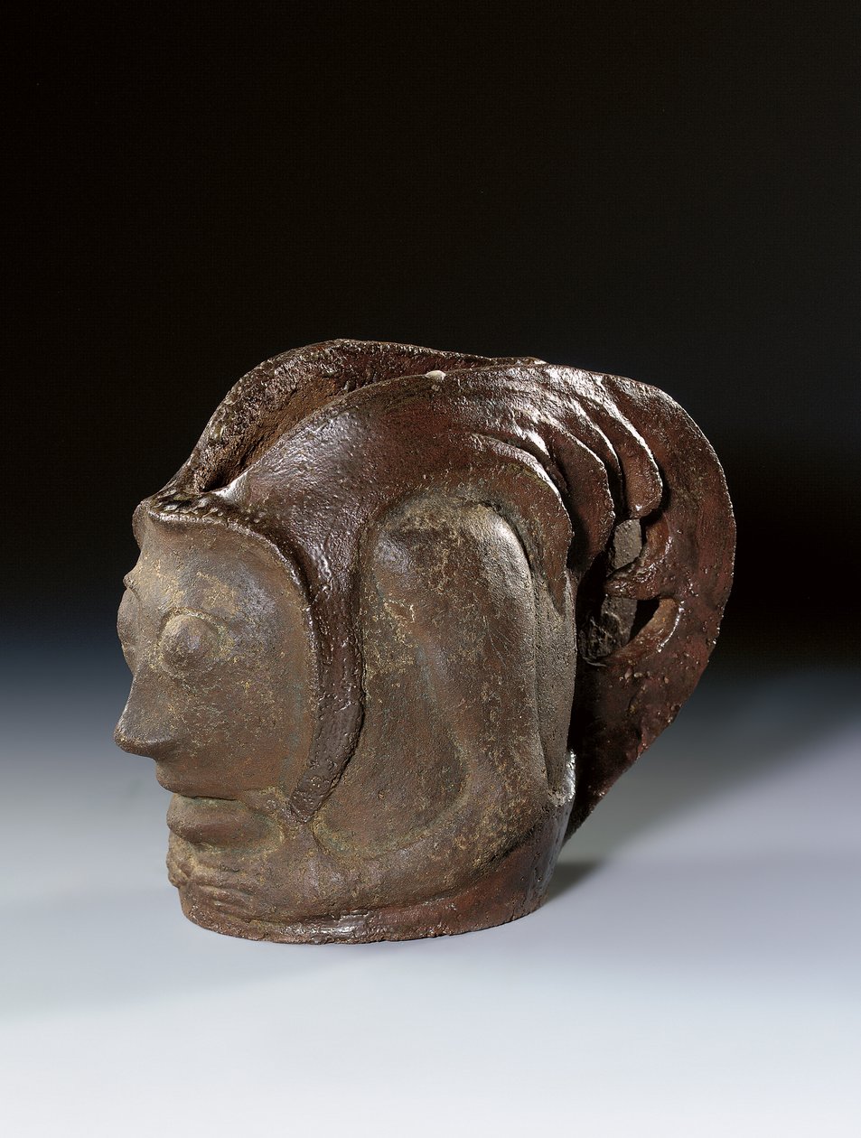 Olla en forma de cabeza grotesca, c.1895 de Paul Gauguin