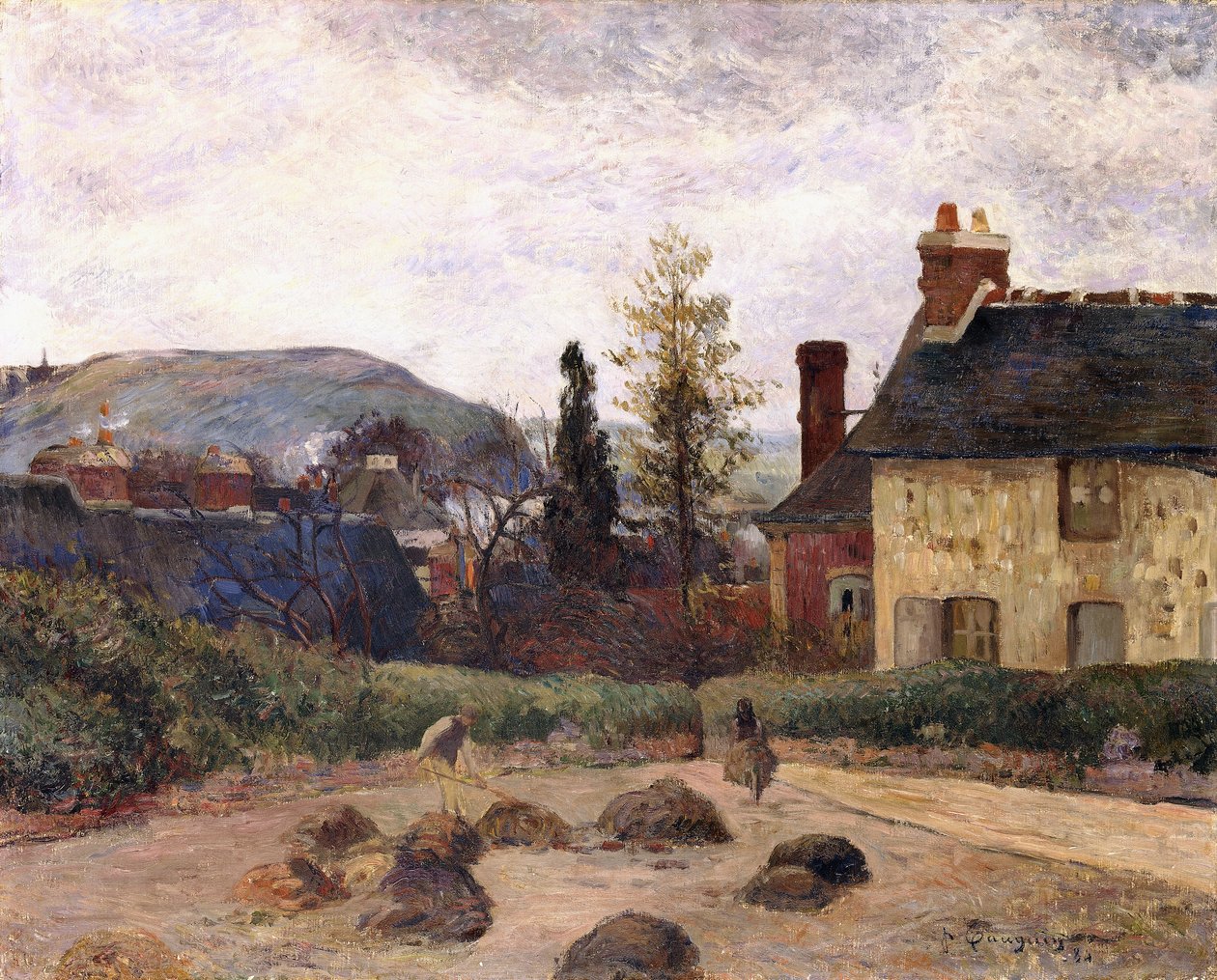 Regreso de la cosecha de Paul Gauguin