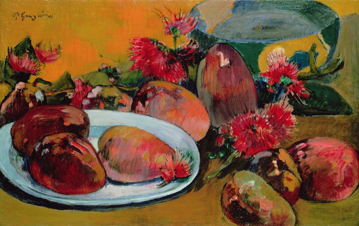 Naturaleza Muerta con Mangos de Paul Gauguin