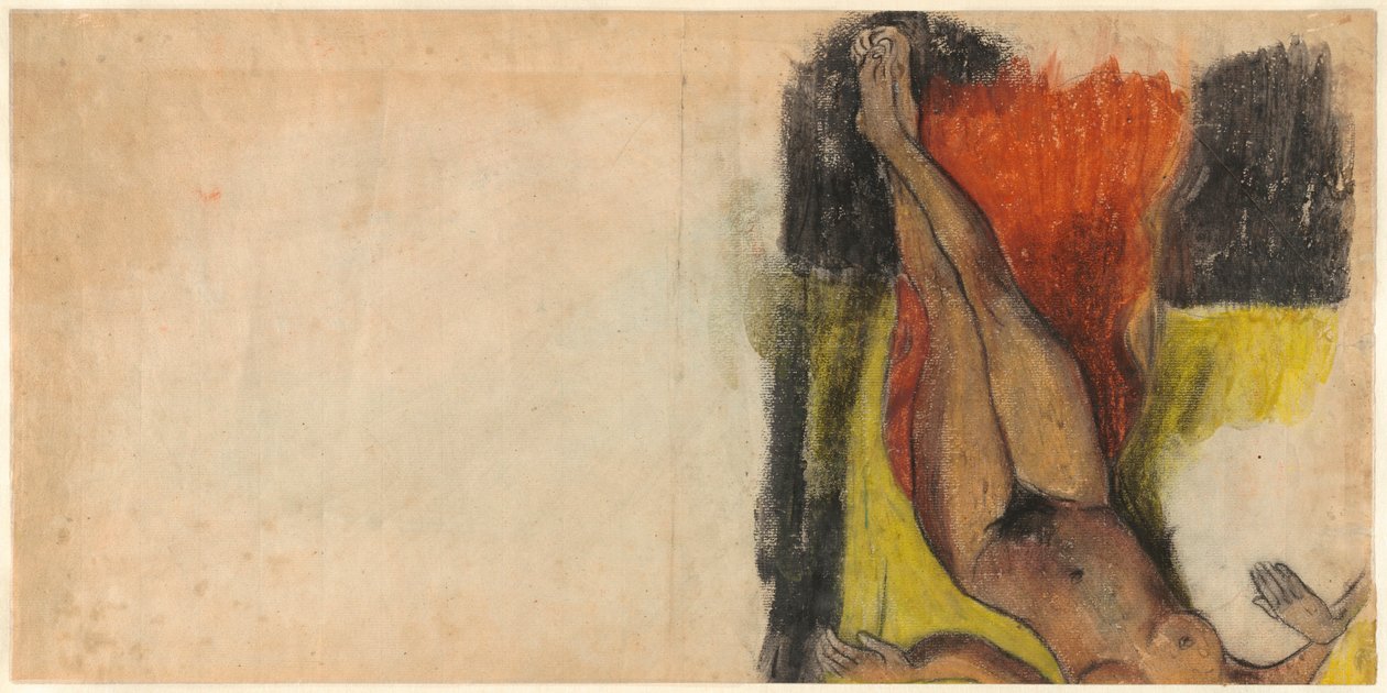 Estudio para Aita tamari vahine Judith te parari de Paul Gauguin