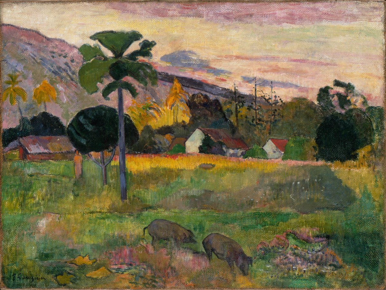 Tahitiano: Haere mai Ven aquí de Paul Gauguin