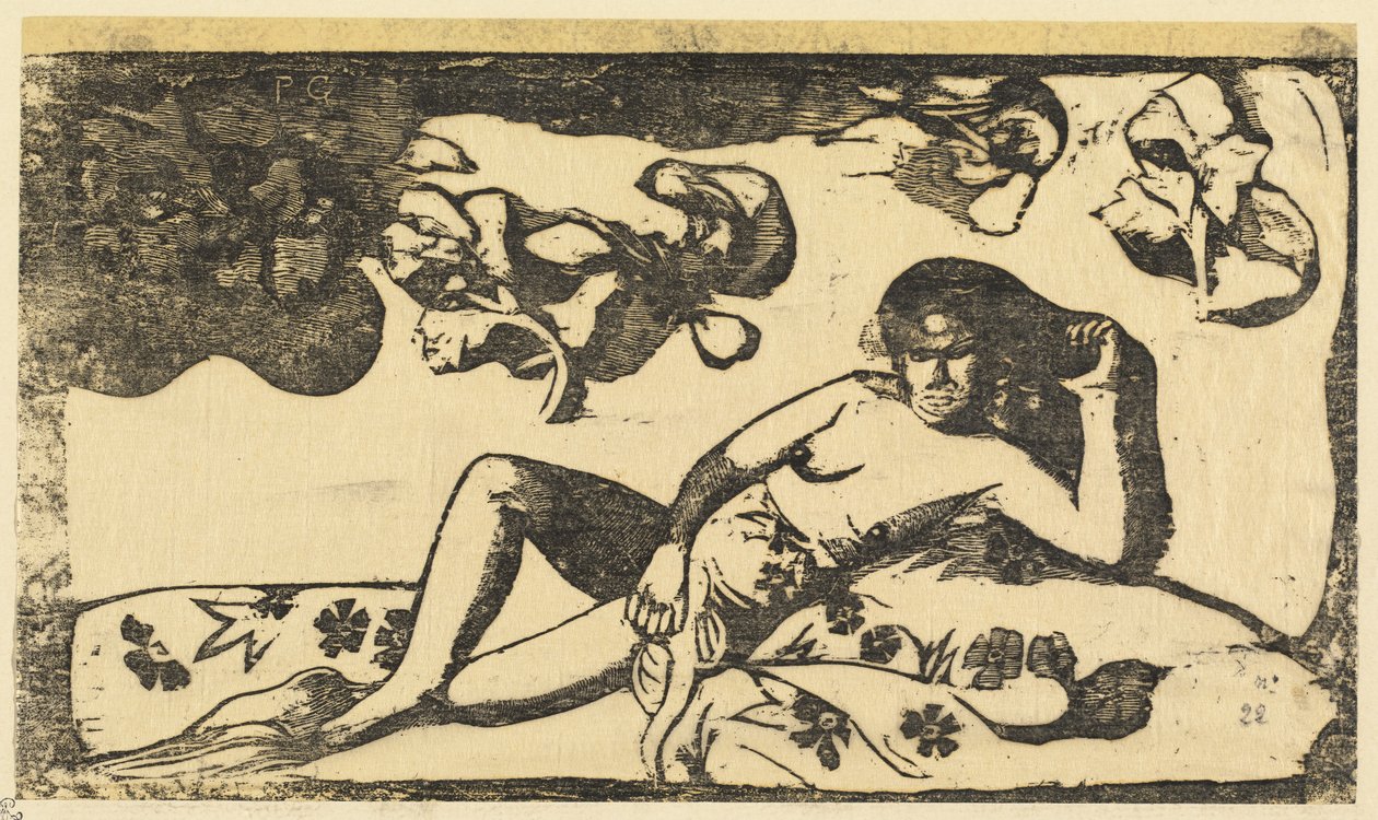 Te Arii Vahine (Dama de sangre real) de Paul Gauguin