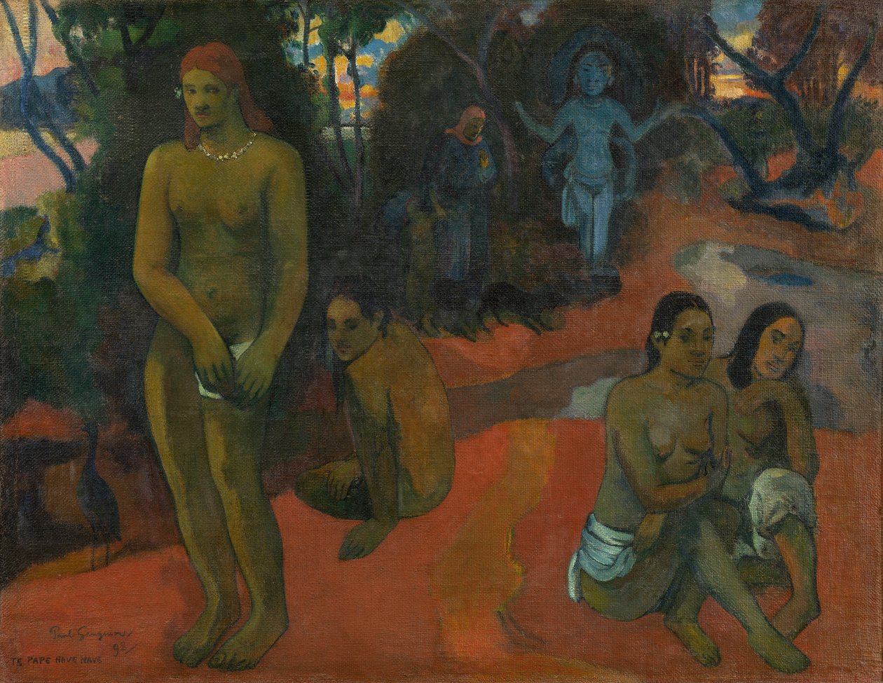 Te Pape Nave Nave (Aguas Delectables) de Paul Gauguin