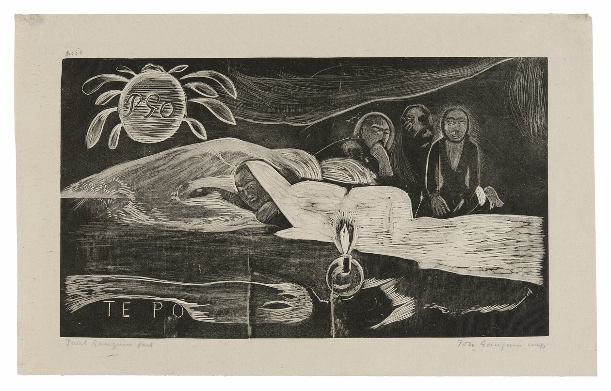 Te po (La Noche), de la Suite Noa Noa de Paul Gauguin