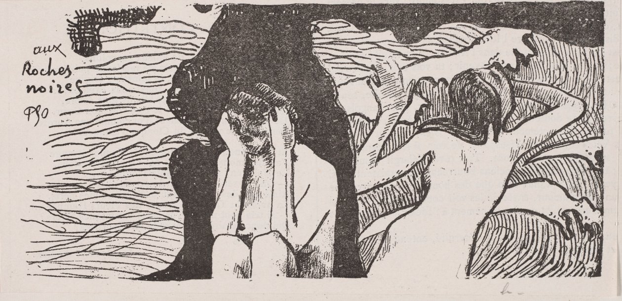 Las rocas negras de Paul Gauguin