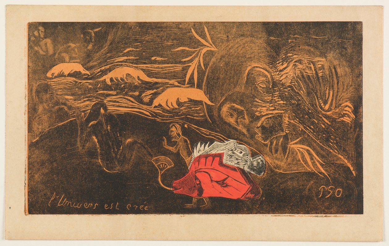 La Creación del Universo, de la serie “Noa Noa” de Paul Gauguin