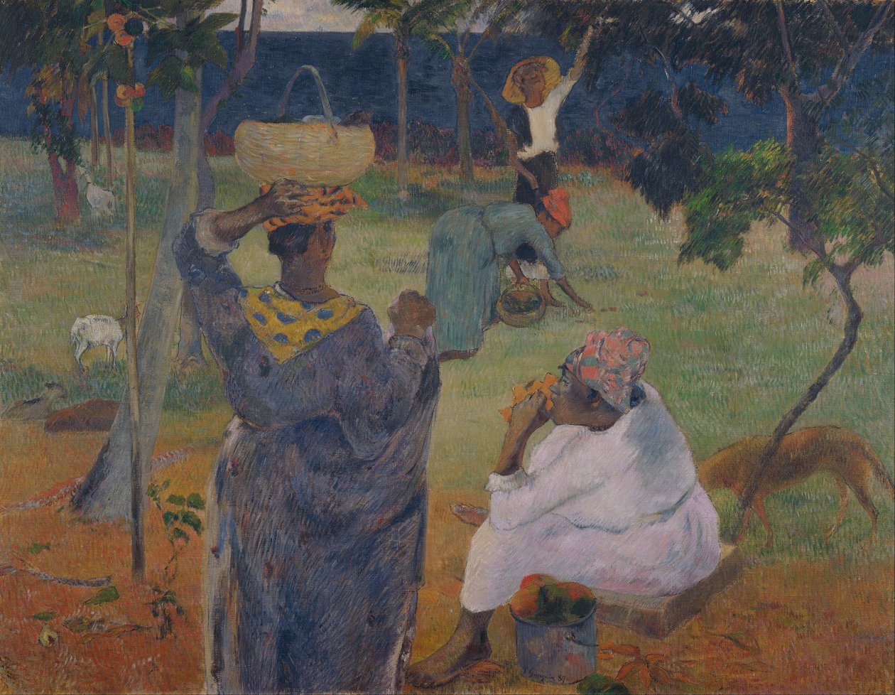 Los mangos, Martinica de Paul Gauguin