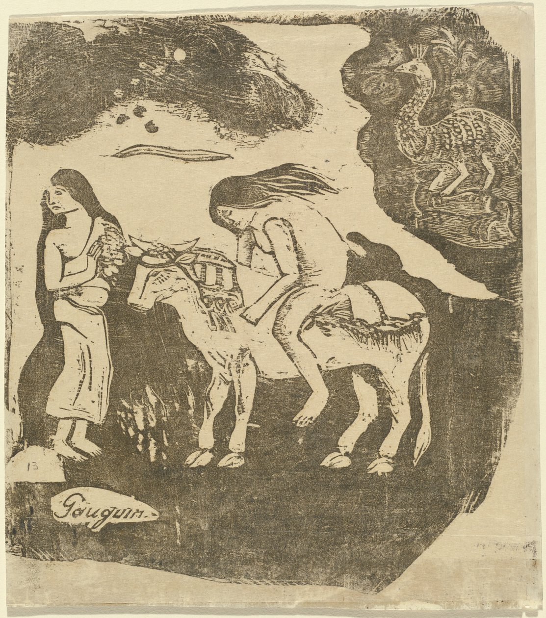 El rapto de Europa de Paul Gauguin
