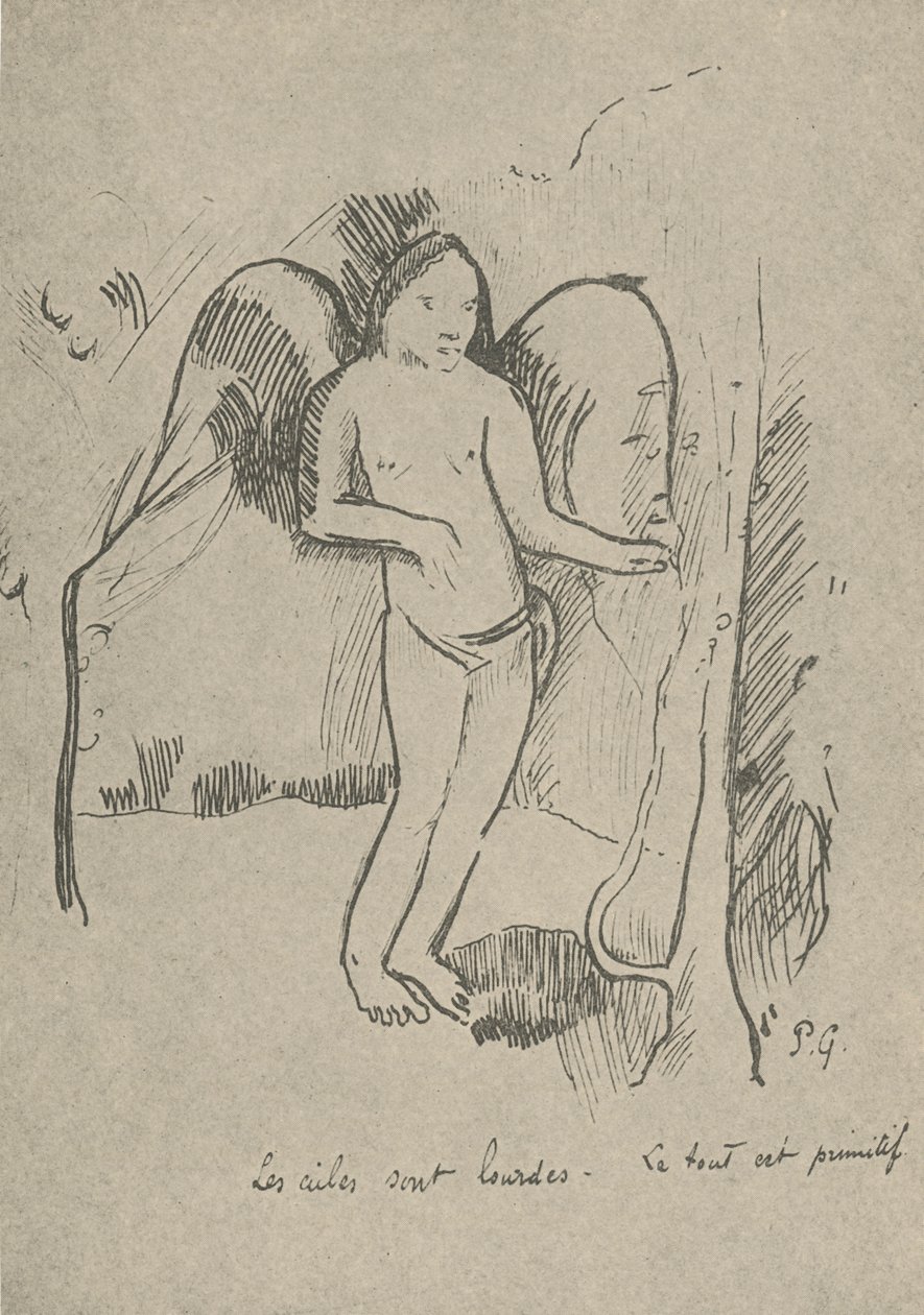Las alas son pesadas, 1936 de Paul Gauguin