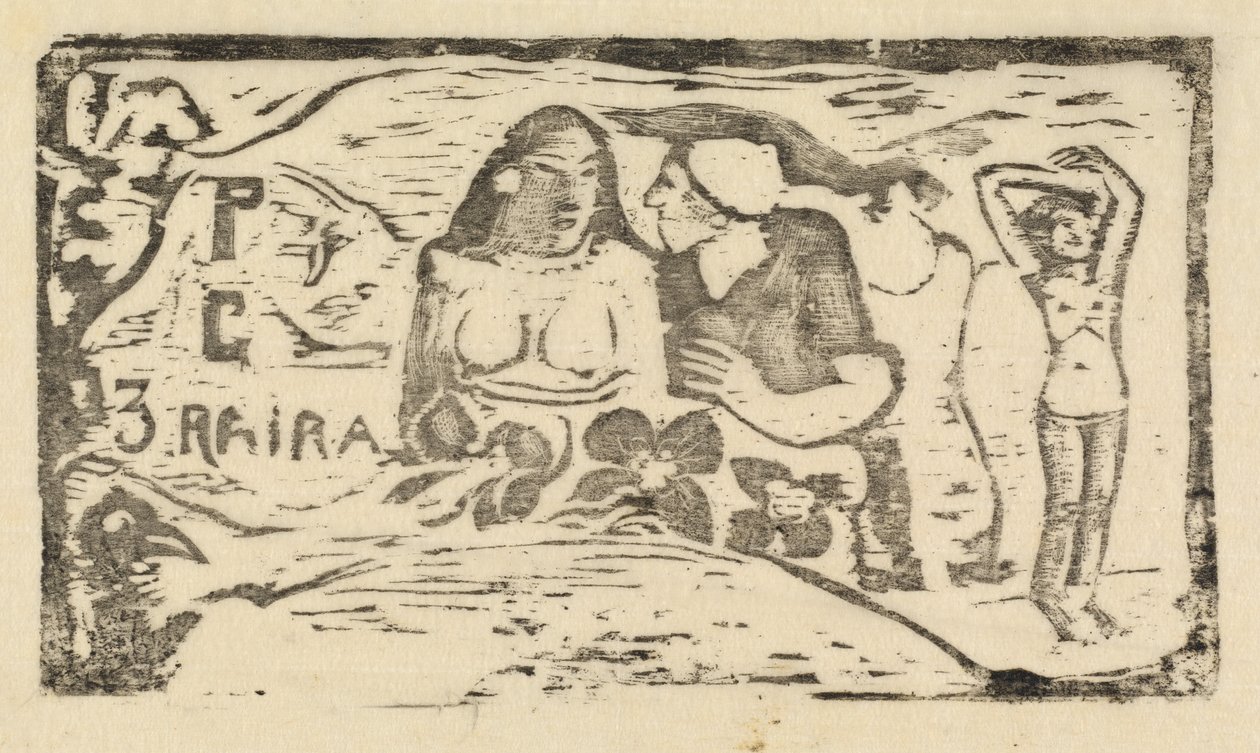 Página del título para "Le Sourire" de Paul Gauguin