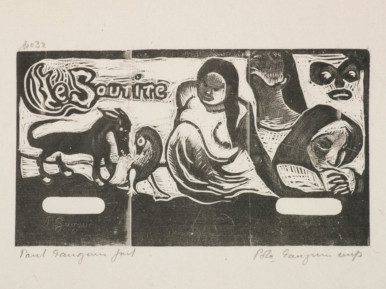 Título de "La sonrisa (título de la sonrisa)" de Paul Gauguin