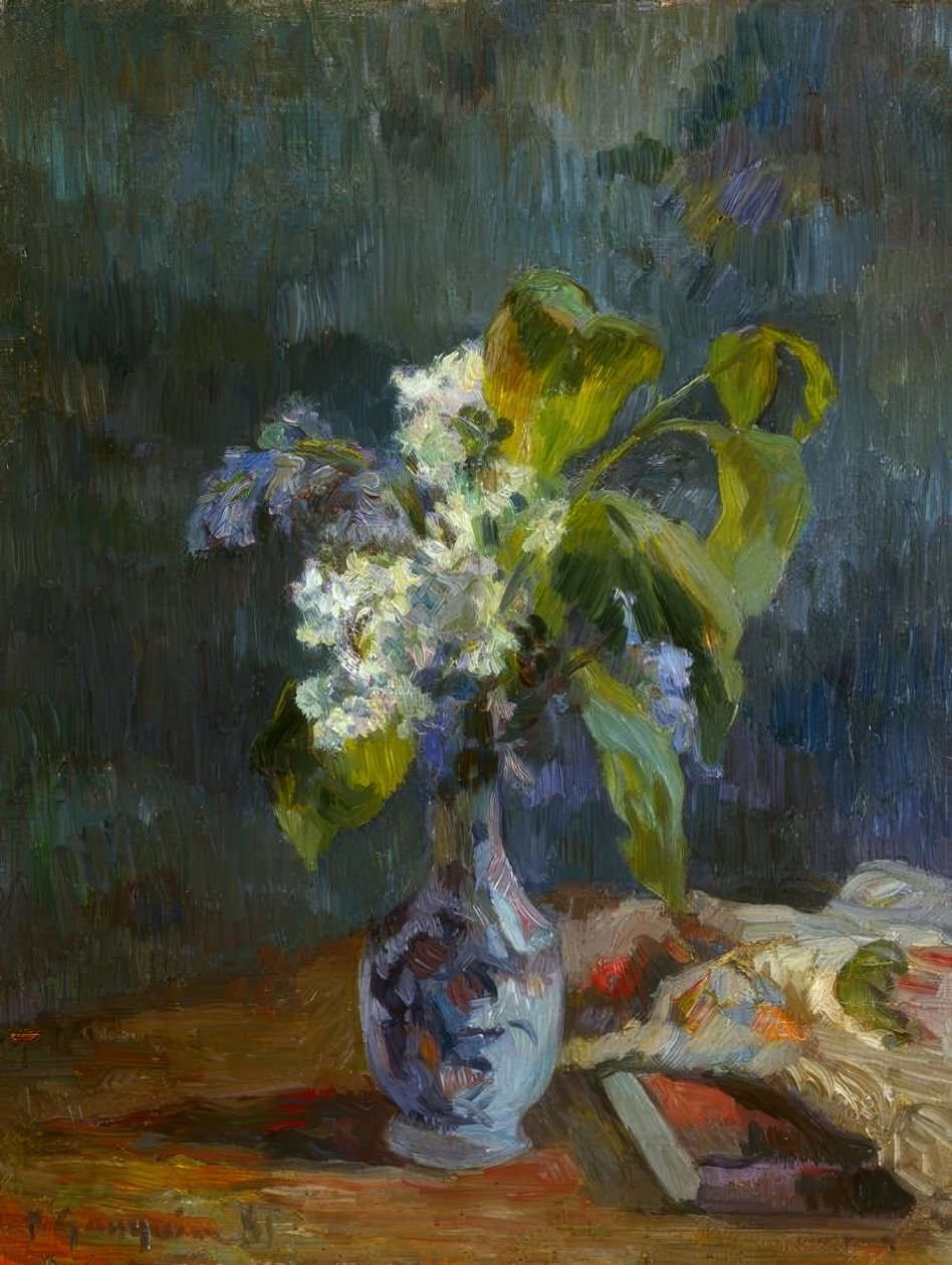Jarrón de flores de Paul Gauguin