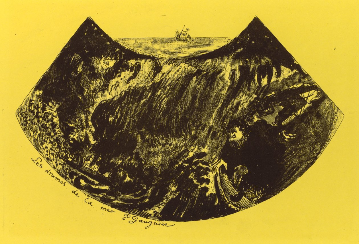 Suite Volpini: Dramas del mar (Les Drames de la Mer) de Paul Gauguin