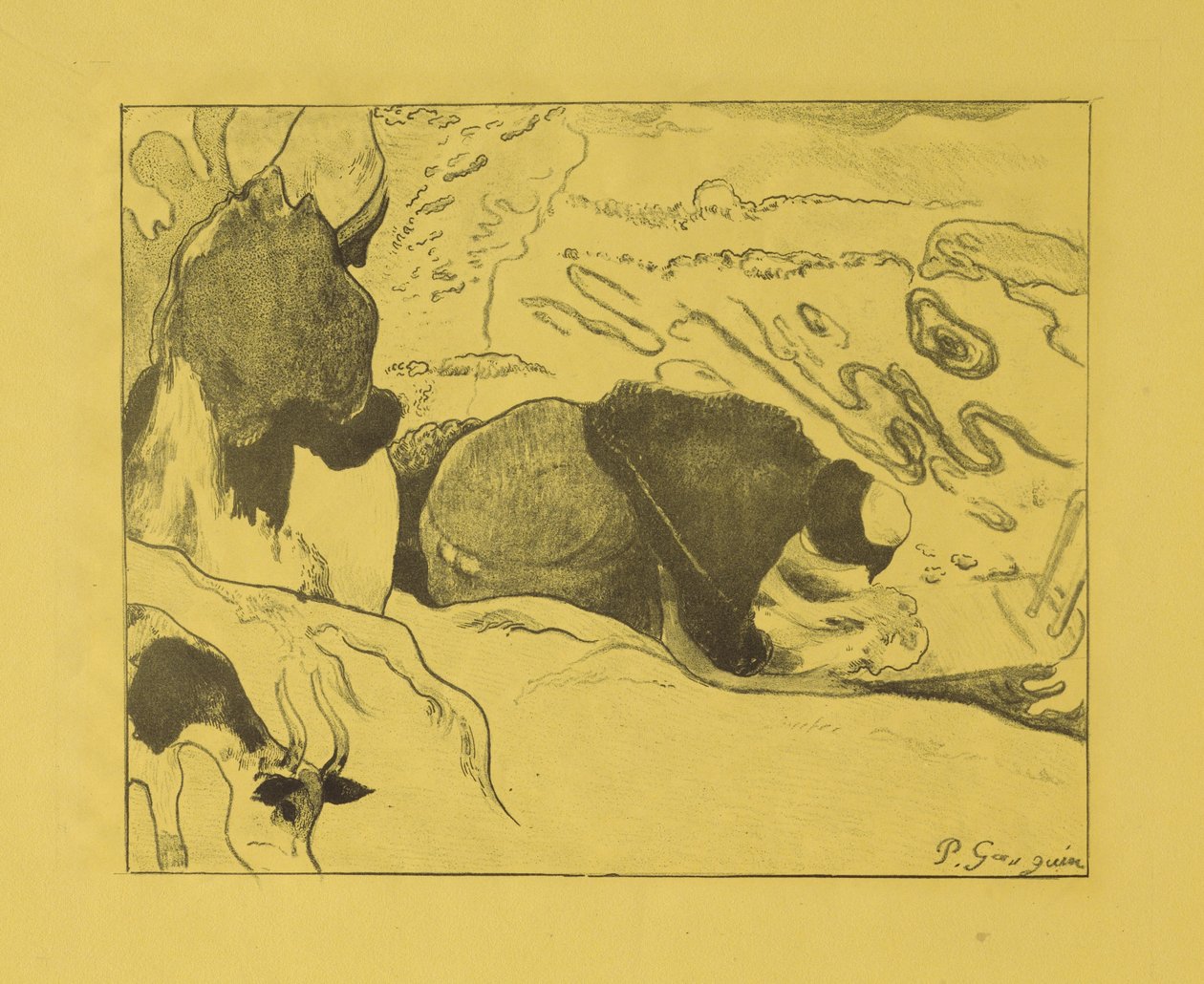 Lavanderas de Paul Gauguin