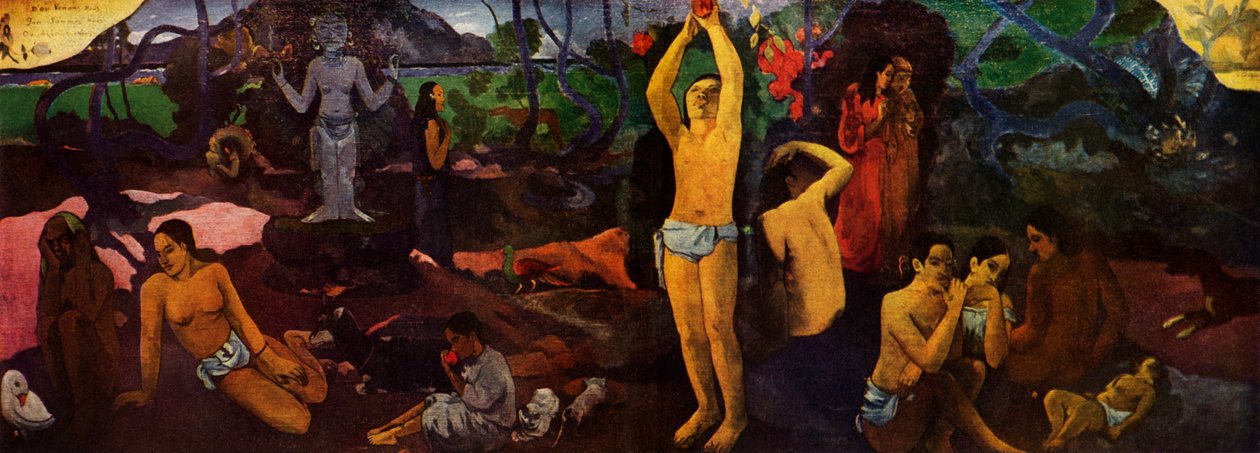 ¿De dónde venimos? ¿Qué somos? ¿A dónde vamos?, 1936 de Paul Gauguin