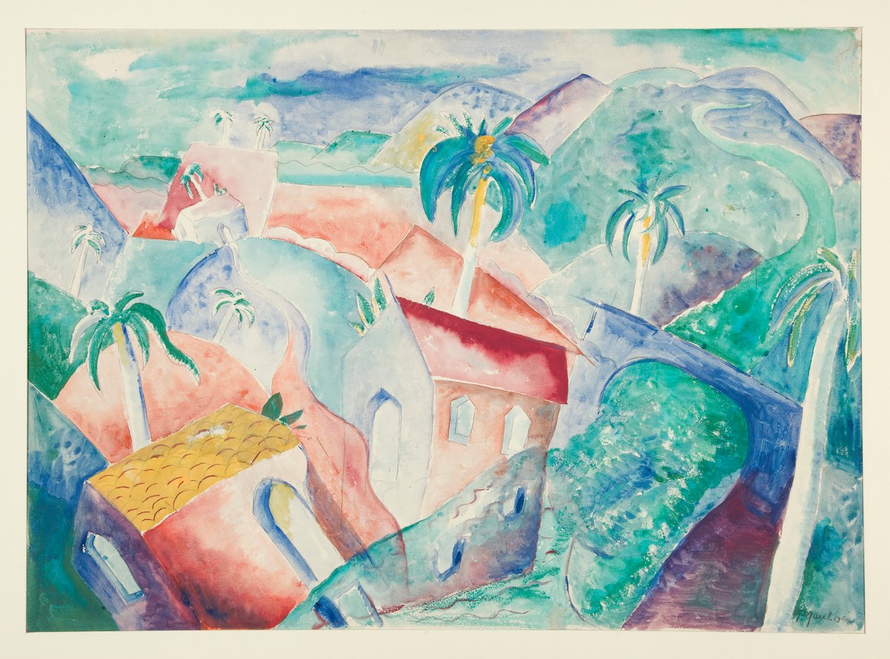 paisaje cubano de Paul Gaulois