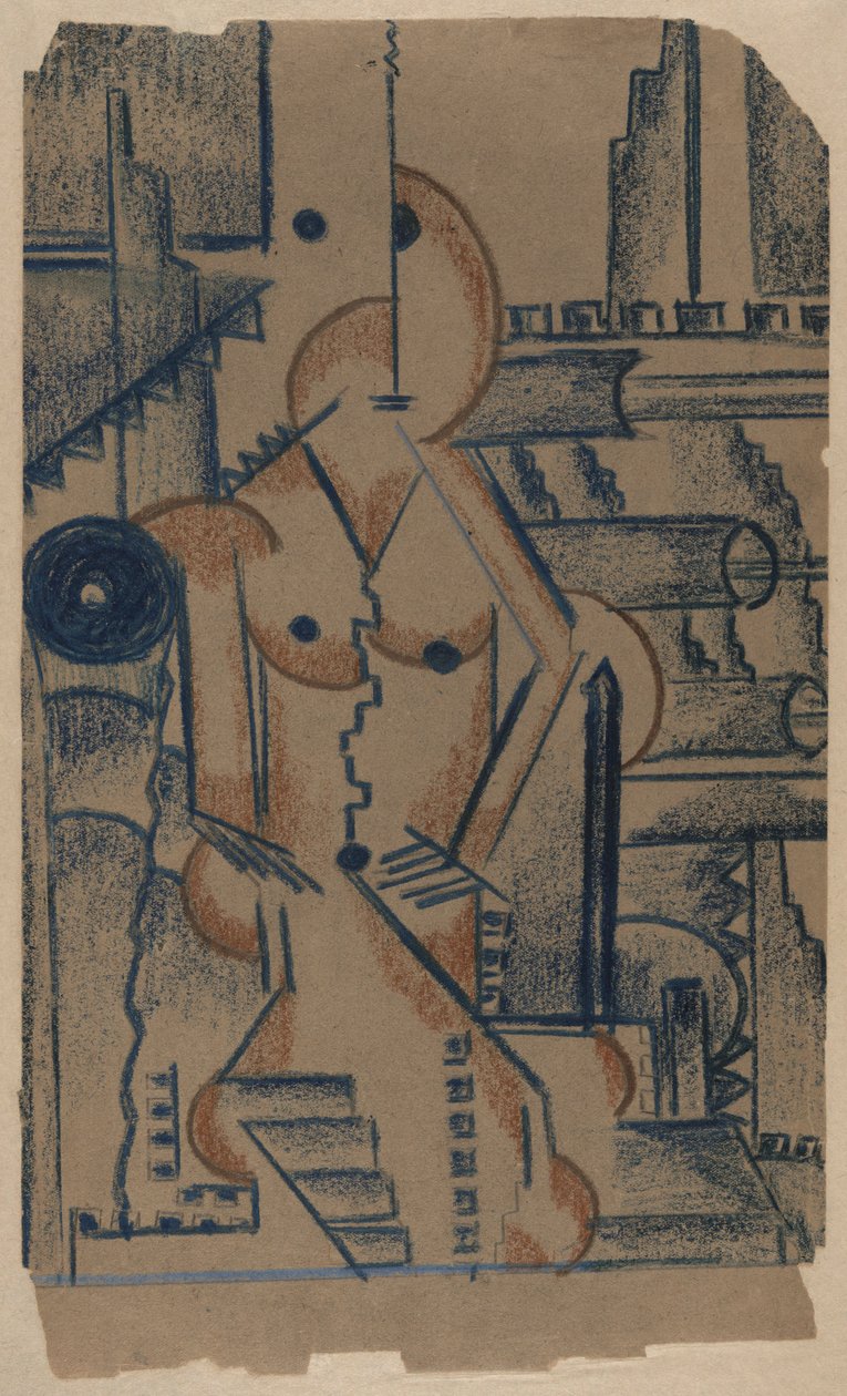 desnudo sentado de Paul Gaulois