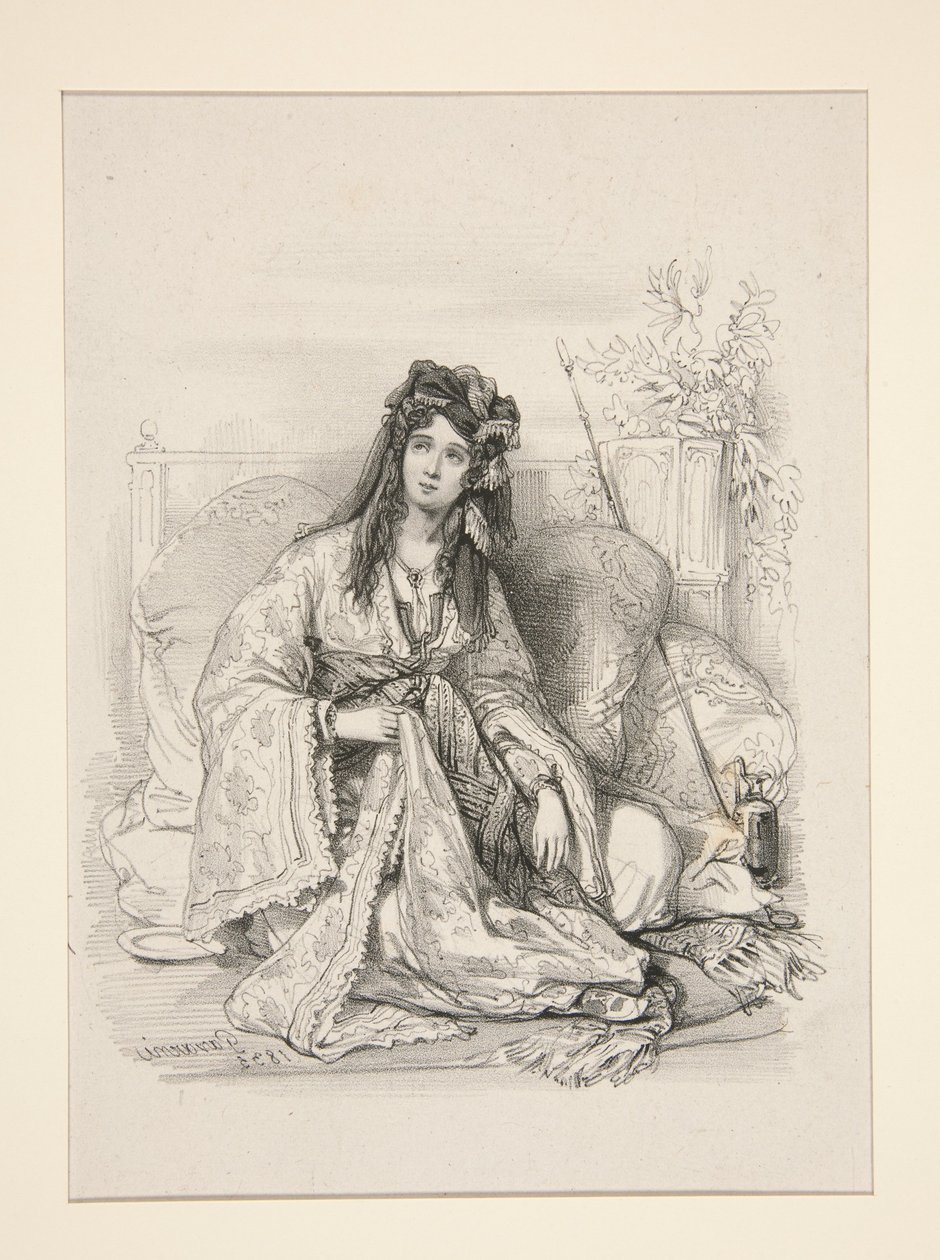 La odalisca de Paul Gavarni