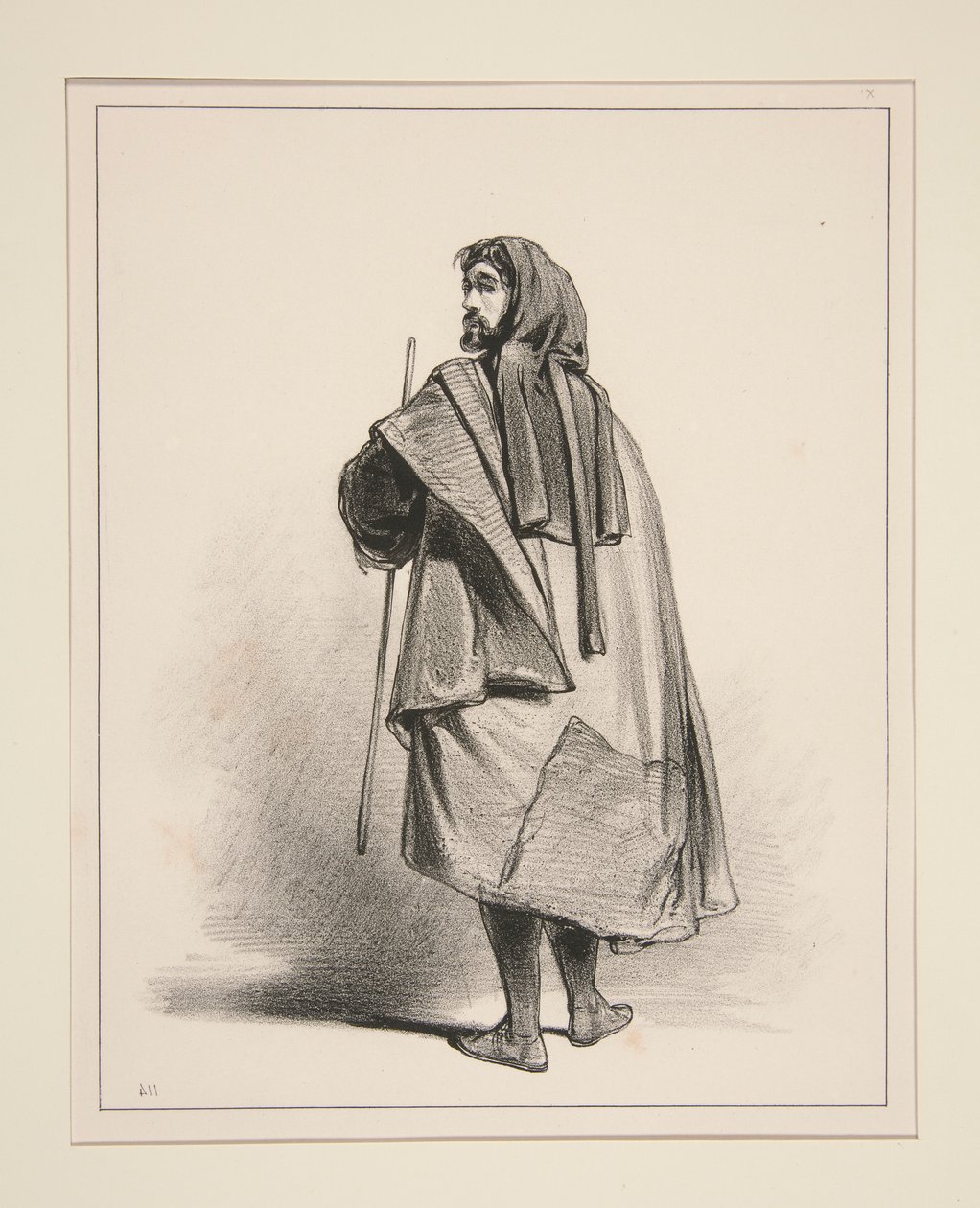 - 1300. COMERCIANTE DE PARÍS. de Paul Gavarni