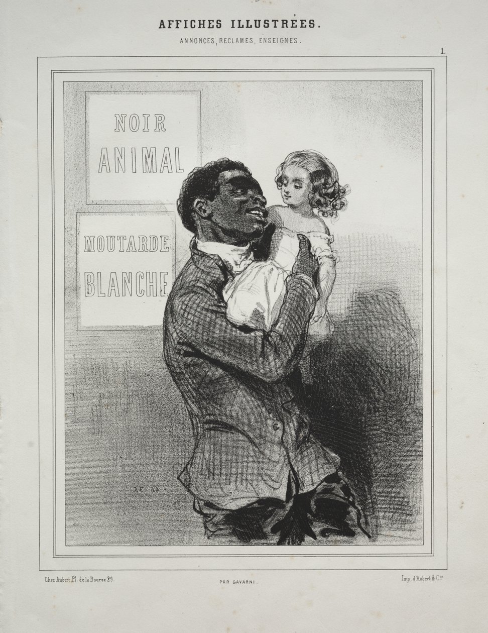 Affiches Illustrées de Paul Gavarni