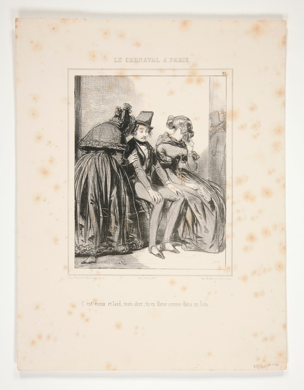 bal masque de Paul Gavarni