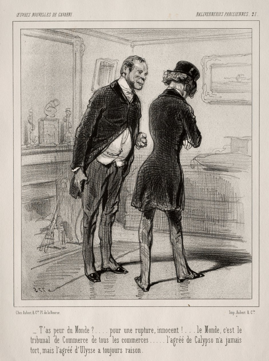 Baliverneries parisiennes de Paul Gavarni