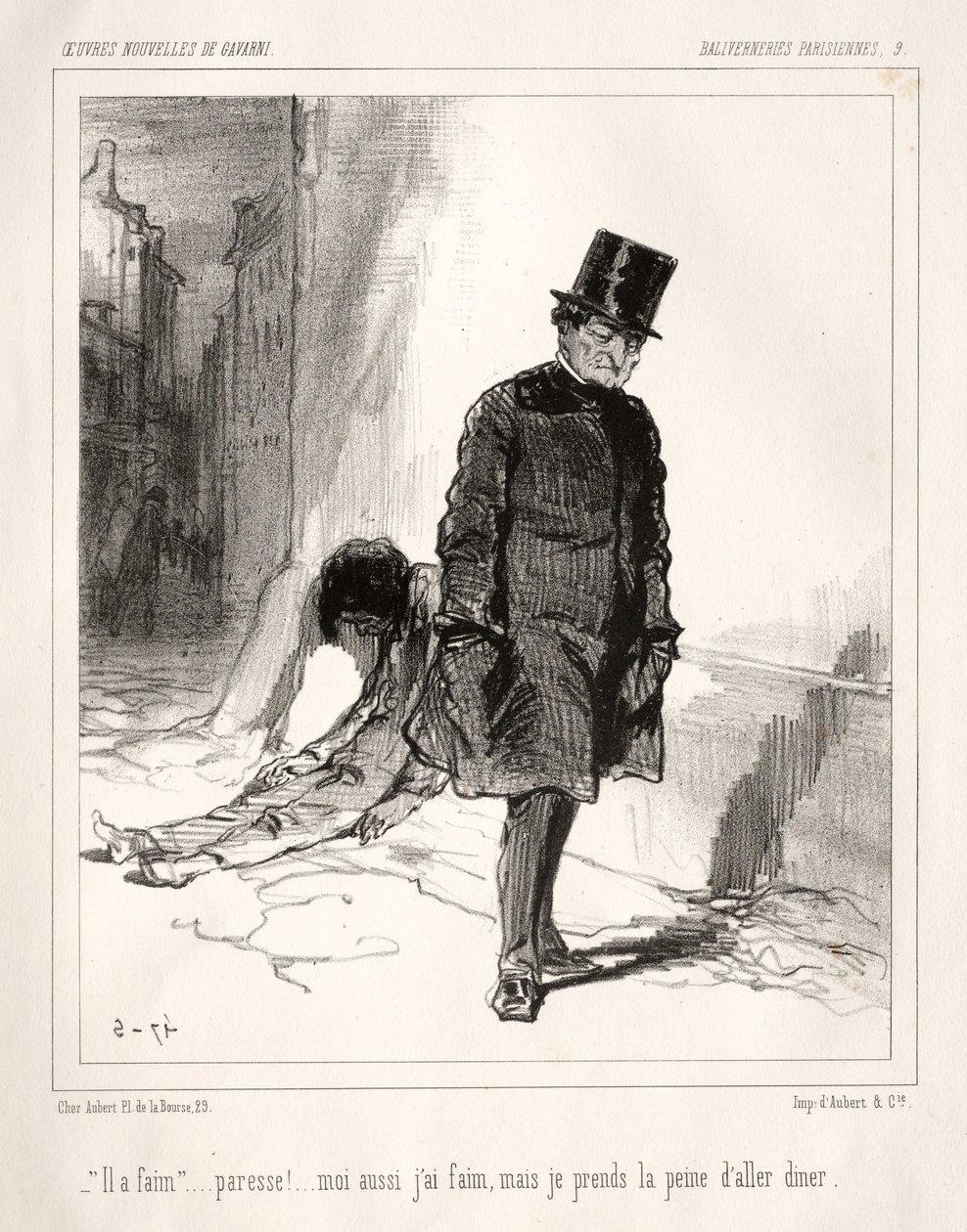 Baliverneries Parisiennes de Paul Gavarni