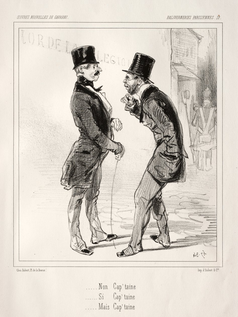 Baliverneries parisiennes de Paul Gavarni