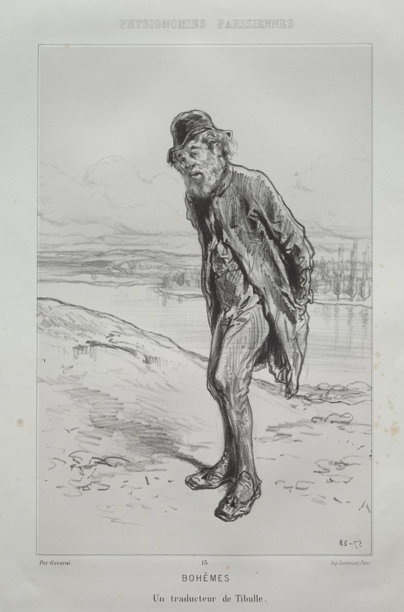 Bohemios de Paul Gavarni