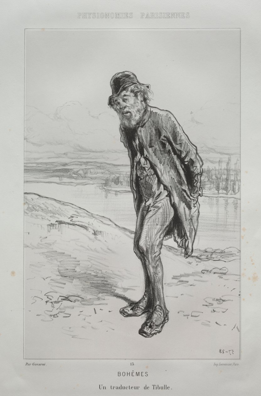 Bohemios de Paul Gavarni