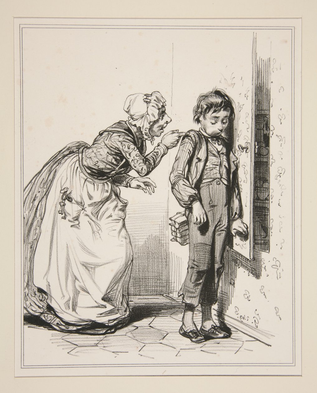 La joroba de la gula de Paul Gavarni