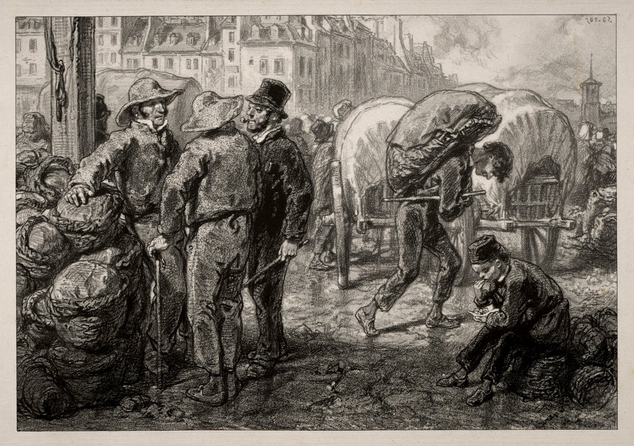 Portadores de carga de Paul Gavarni