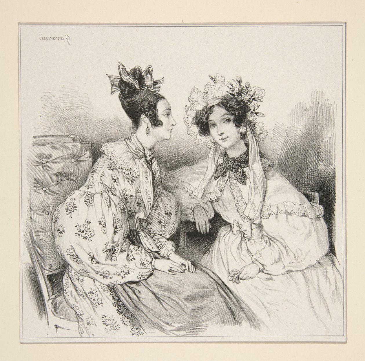Conversación de Paul Gavarni