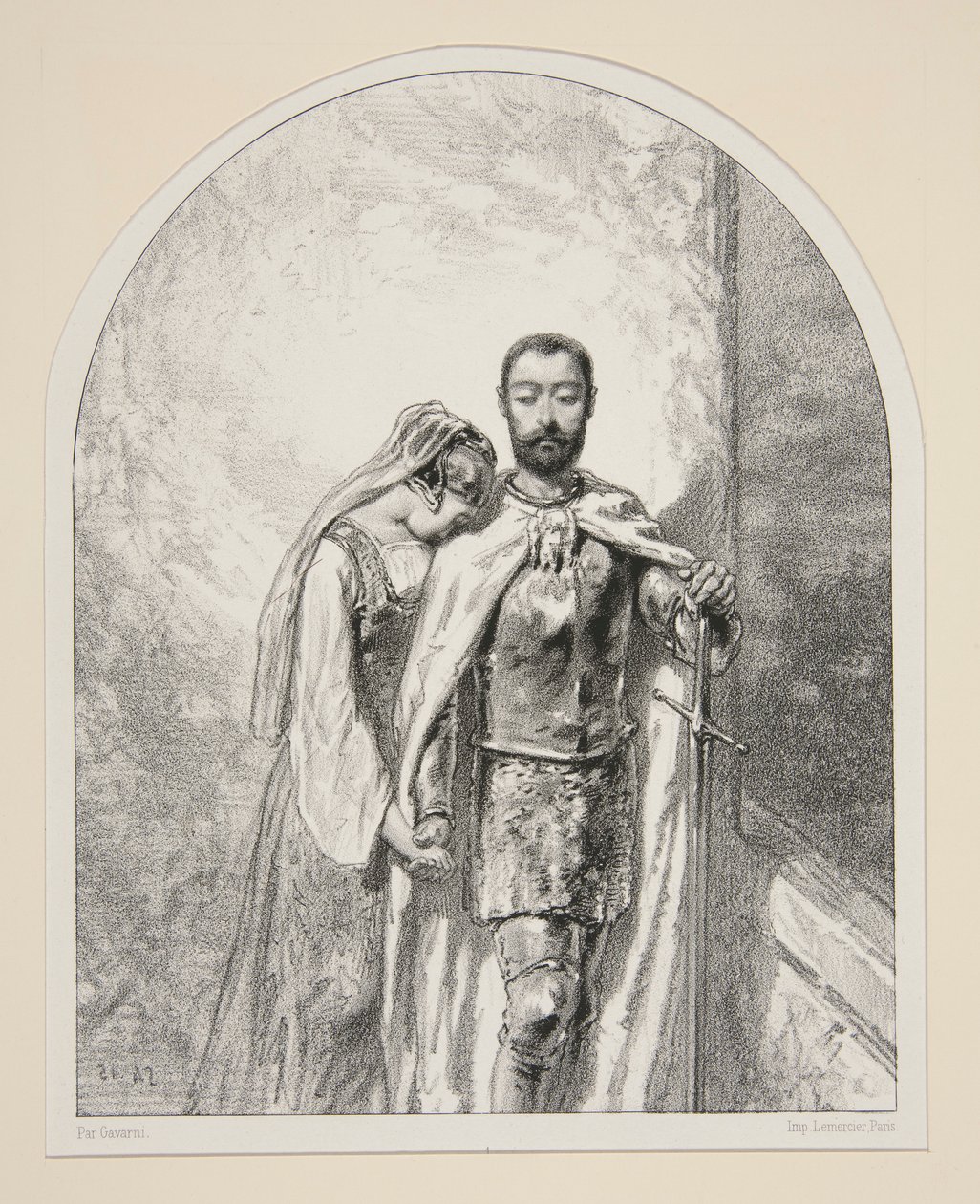 Canción de barberina de Paul Gavarni