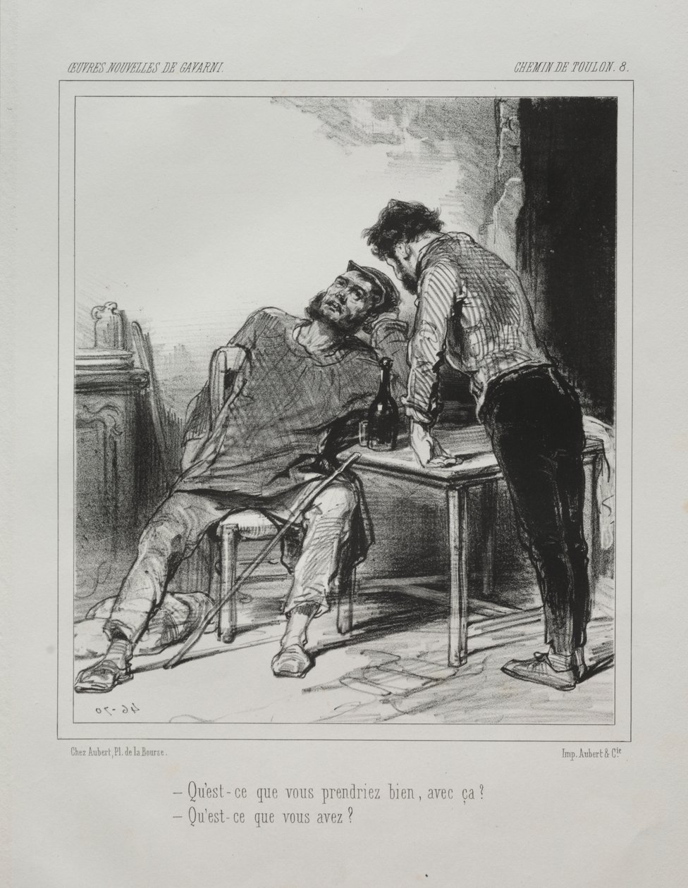 Camino de Toulon de Paul Gavarni