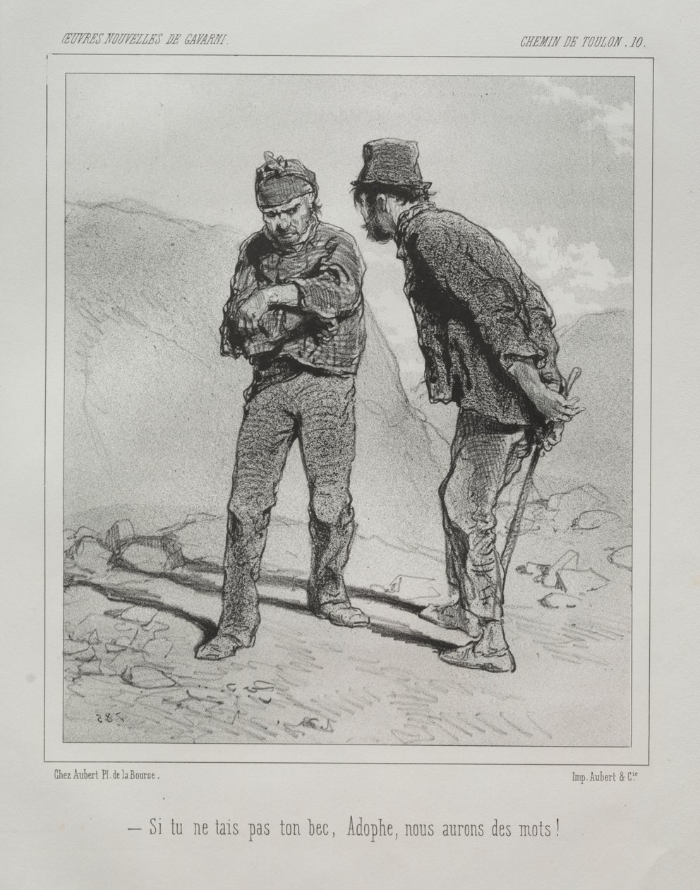 Camino de Toulon de Paul Gavarni