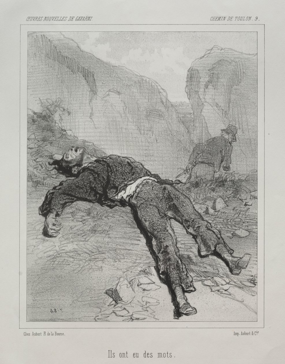 Camino de Toulon de Paul Gavarni