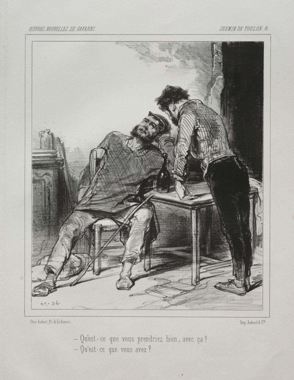 Camino de Toulon de Paul Gavarni