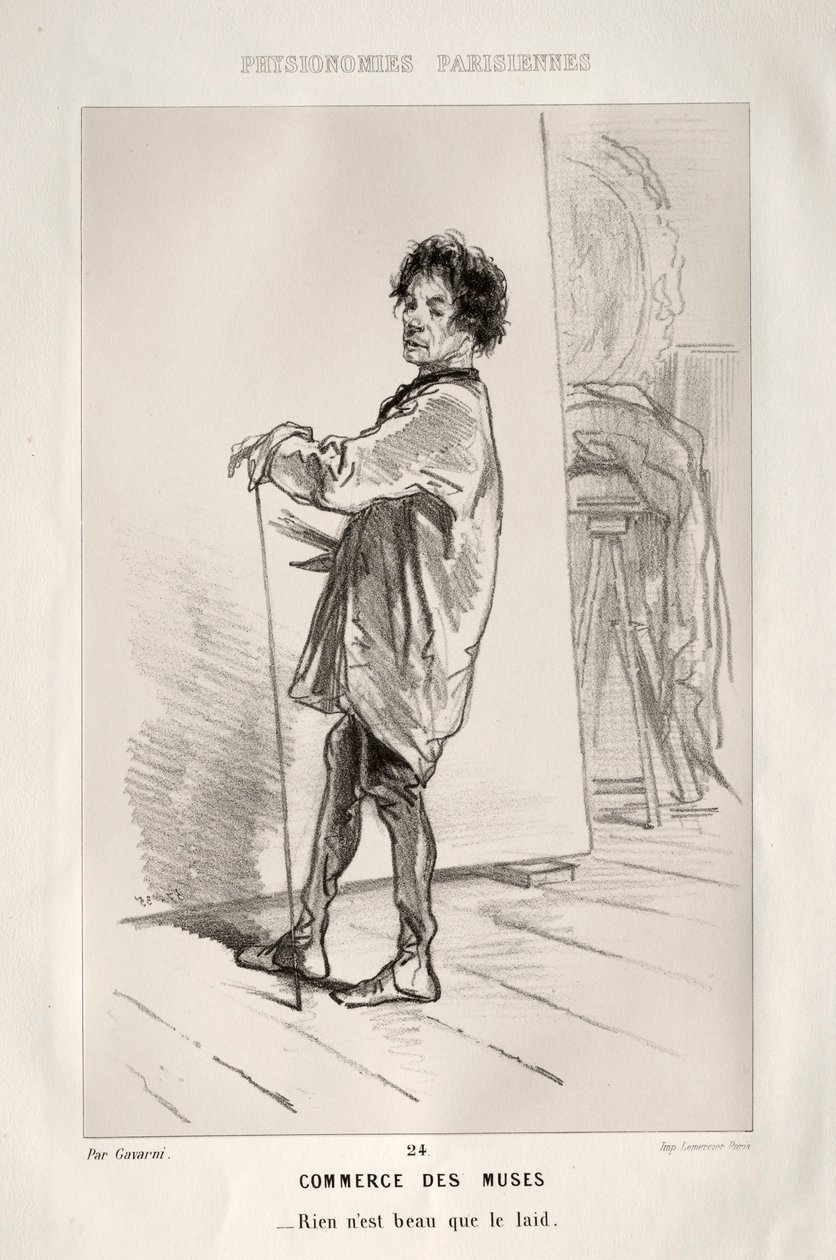 Comercio de las Musas de Paul Gavarni