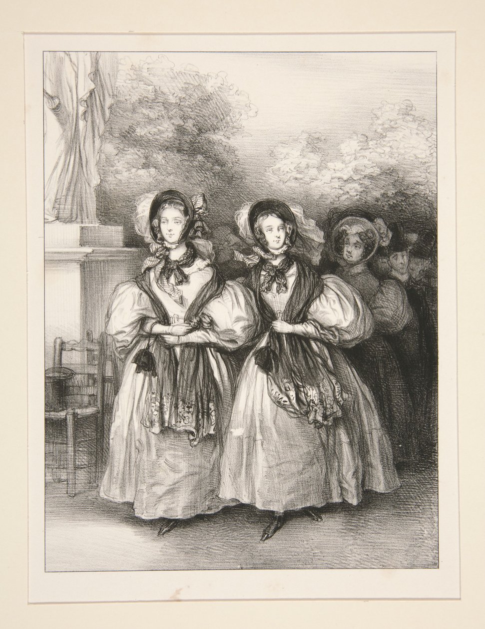 Dos hermanas de Paul Gavarni