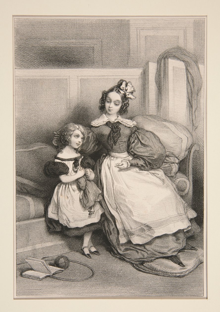 Dos hermanas. de Paul Gavarni