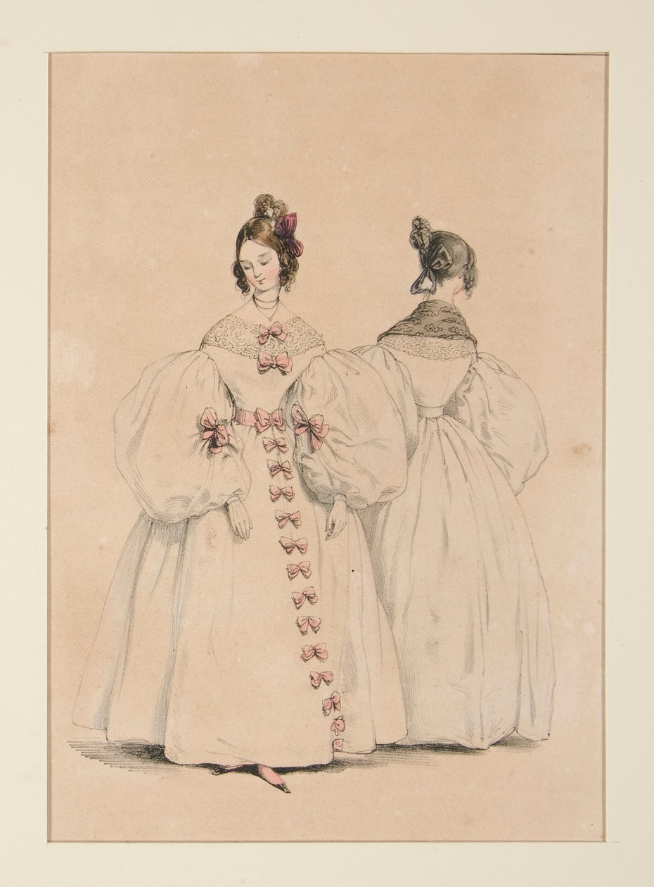 DE NOCHE. Vestidos de muselina y gasa-florencia, de Paul Gavarni